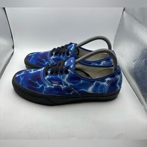 Vans OTW blue lightningg bolt women’s sneakers size 8.5